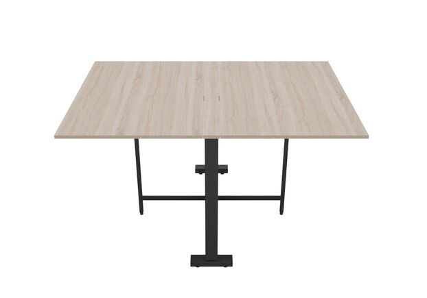Стіл розкладний Fold 2 FL2 1400 (1380/210х1000х750Н) чорний/дуб сонома - Фото №2