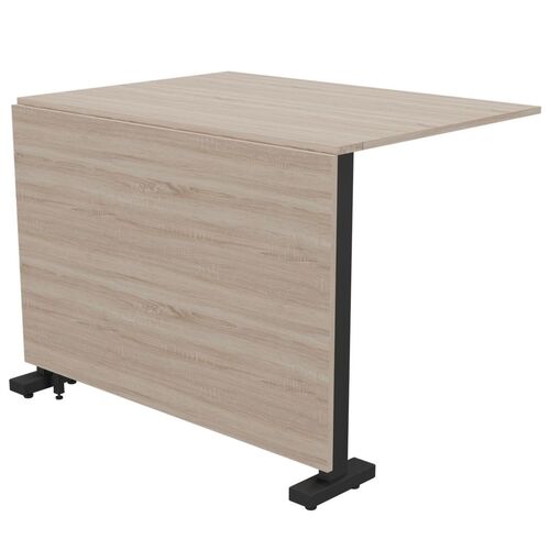 Стіл розкладний Fold 2 FL2 1400 (1380/210х1000х750Н) чорний/дуб сонома - Фото №7