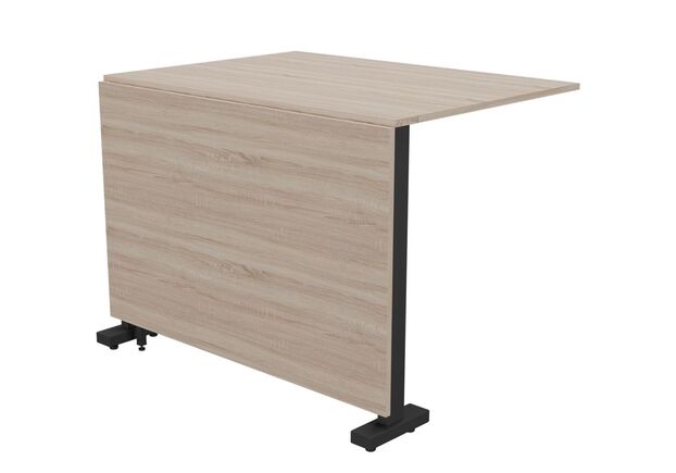 Стіл розкладний Fold 2 FL2 1400 (1380/210х1000х750Н) чорний/дуб сонома - Фото №2