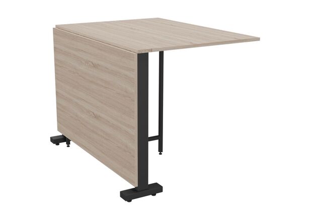 Стіл розкладний Fold 2 FL2 1400 (1380/210х1000х750Н) чорний/дуб сонома - Фото №2