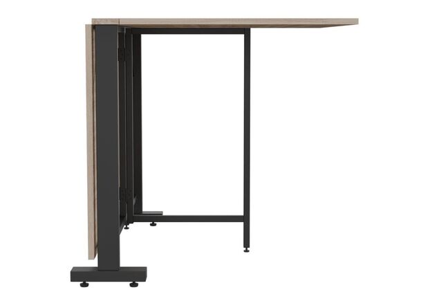Стіл розкладний Fold 2 FL2 1400 (1380/210х1000х750Н) чорний/дуб сонома - Фото №2