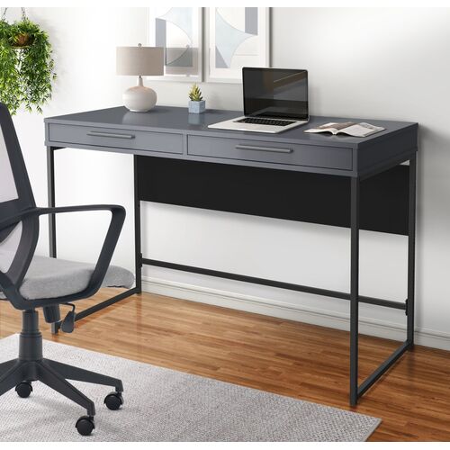 Стіл Campari Cr1200 (1200х500х800Н) чорний/антрацит - Фото №7