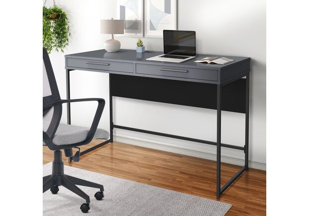 Стіл Campari Cr1200 (1200х500х800Н) чорний/антрацит - Фото №2