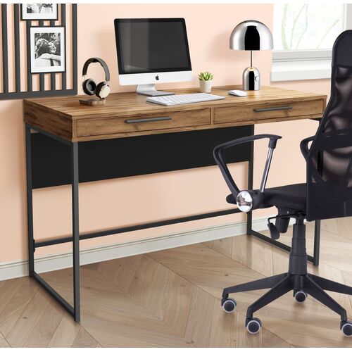 Стіл Campari Cr1200 (1200х500х800Н) чорний/дуб ліворно - Фото №7