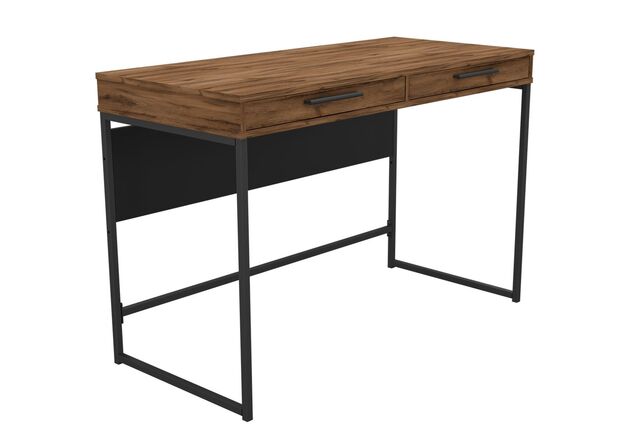 Стіл Campari Cr1200 (1200х500х800Н) чорний/дуб ліворно - Фото №2