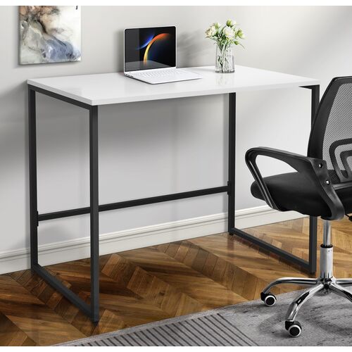 Стіл комп'ютерний Asti AS900 (900х550х750Н) чорний/білий - Фото №7