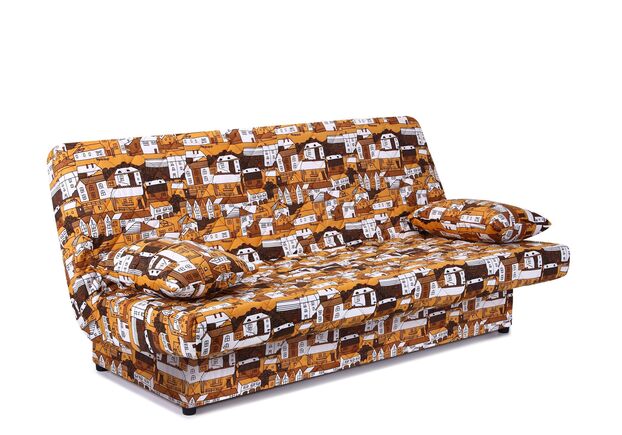 Диван Ньюс с двумя подушками ткань City brown - Фото №2
