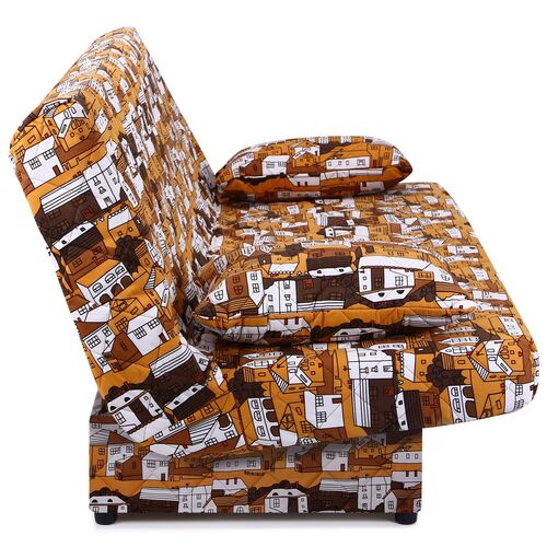 Диван Ньюс с двумя подушками ткань City brown - Фото №5