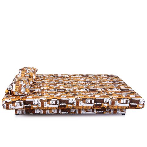 Диван Ньюс с двумя подушками ткань City brown - Фото №6