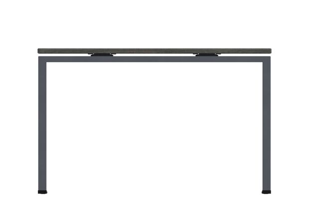 Конференц-стол SIG-201 (1800х1200х750мм) Черный графит 60х30мм. Вяз Либерти Дымчатый - Фото №2