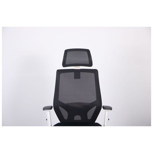 Кресло Lead White HR сиденье Нест-01 черная/спинка Сетка HY-100 черная - Фото №13