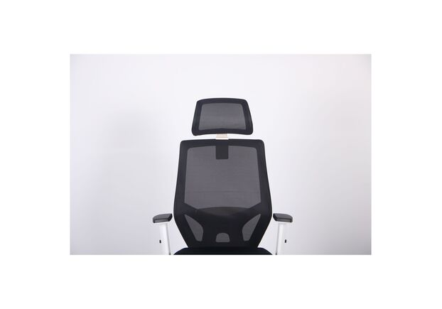 Кресло Lead White HR сиденье Нест-01 черная/спинка Сетка HY-100 черная - Фото №2