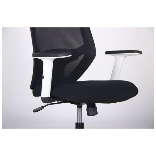 Кресло Lead White HR сиденье Нест-01 черная/спинка Сетка HY-100 черная - Фото №2