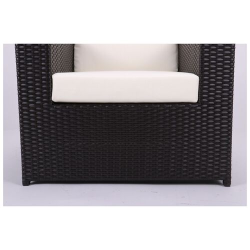 Комплект мебели Santo из ротанга Elit (SC-B9508) Brown MB1034 ткань A13815 - Фото №4