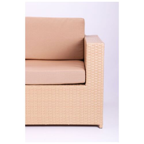 Комплект мебели Santo из ротанга Elit (SC-B9508) Sand AM3041 ткань A14203 - Фото №11