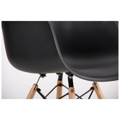 Кресло Salex PL Wood черный - Фото №3