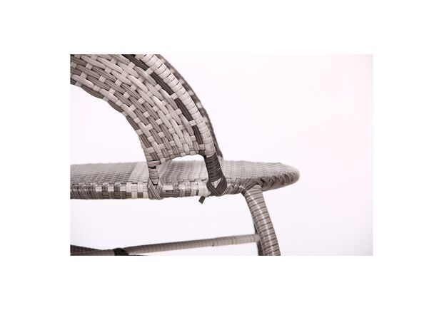 Крісло Catalina ротанг сірий - Фото №2