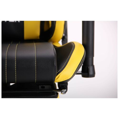 Крісло VR Racer Dexter Megatron чорний/жовтий - Фото №16