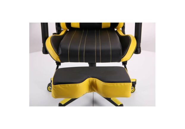Крісло VR Racer Dexter Megatron чорний/жовтий - Фото №2