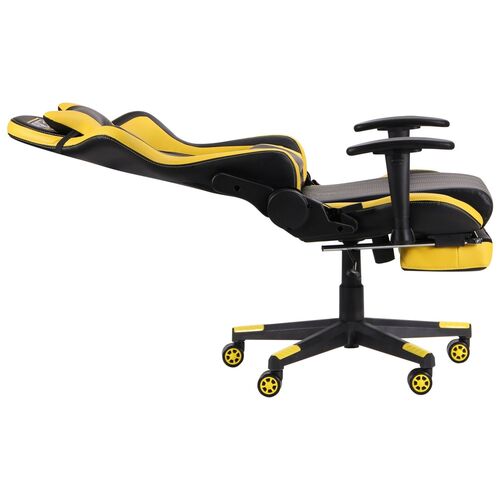 Кресло VR Racer Dexter Megatron черный/желтый - Фото №6