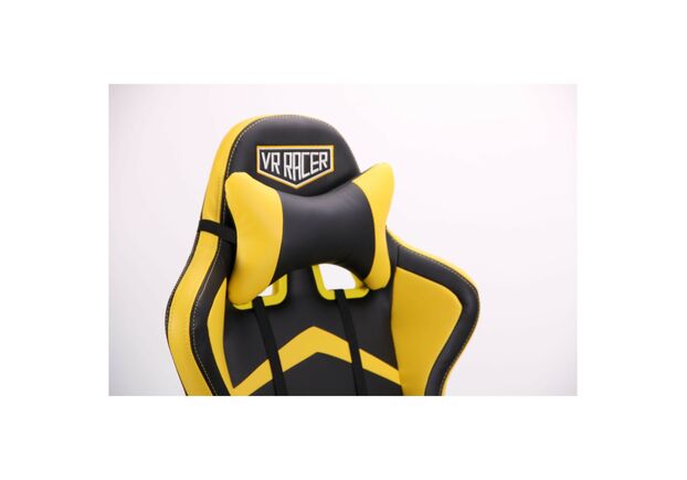Кресло VR Racer Dexter Megatron черный/желтый - Фото №2