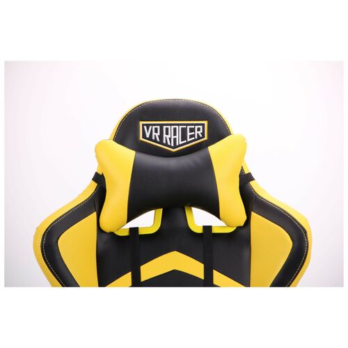 Кресло VR Racer Dexter Megatron черный/желтый - Фото №18