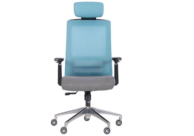 Крісло Self світло-блакитний/сірий - Фото №2