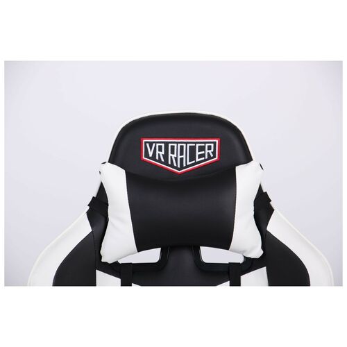 Кресло VR Racer Dexter Laser черный/белый - Фото №4