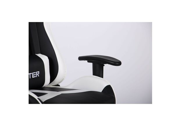 Кресло VR Racer Dexter Laser черный/белый - Фото №2