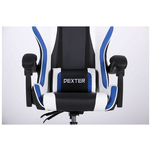 Кресло VR Racer Dexter Frenzy черный/синий - Фото №15