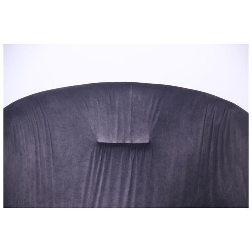 Кресло поворотное Sacramento черный/велюр серый - Фото №10