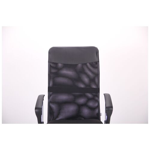 Кресло Ultra сиденье А-1/спинка Сетка черная, вставка Скаден черный - Фото №10