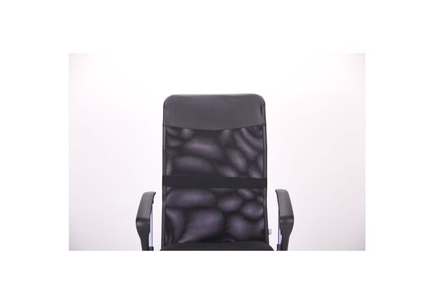 Крісло Ultra сидіння А-1/спинка Сітка чорна, вставка Скаден чорний - Фото №2