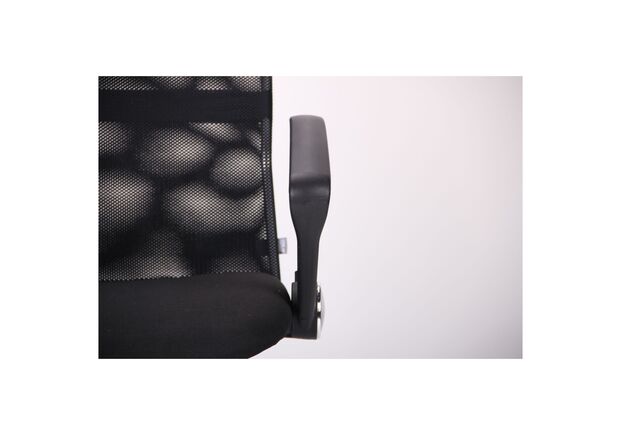 Крісло Ultra сидіння А-1/спинка Сітка чорна, вставка Скаден чорний - Фото №2
