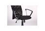 Кресло Ultra Хром сиденье А-1/спинка Сетка черная, вставка Скаден черный - Фото №12