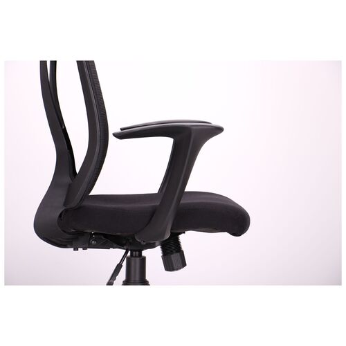Кресло Nickel Black сиденье Сидней-07/спинка Сетка SL-00 черная - Фото №12