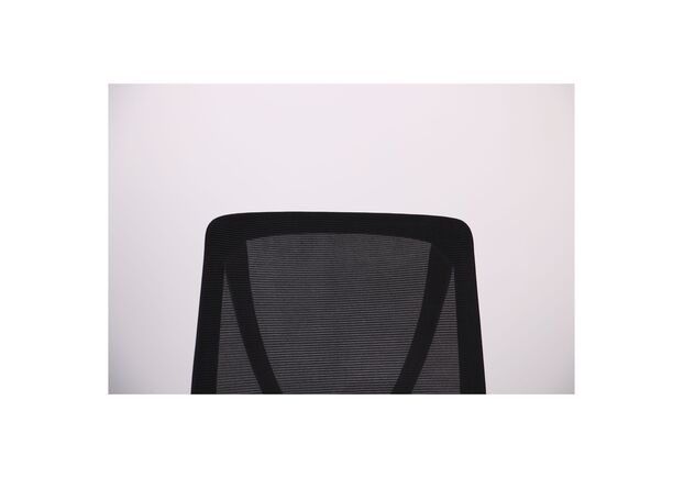 Крісло Nickel White сидіння Сідней 07/спинка Сітка SL-00 чорна - Фото №2