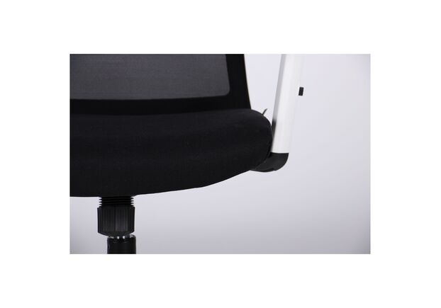 Кресло Uran White HR сиденье Сидней-07/спинка Сетка HY-100 черная - Фото №2