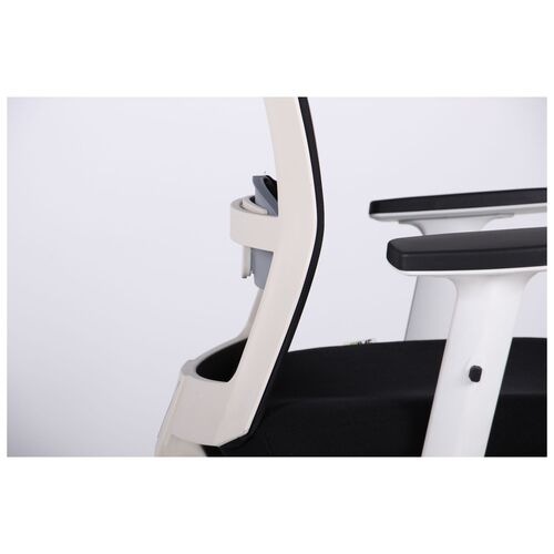 Кресло Uran White HR сиденье Сидней-07/спинка Сетка HY-100 черная - Фото №3