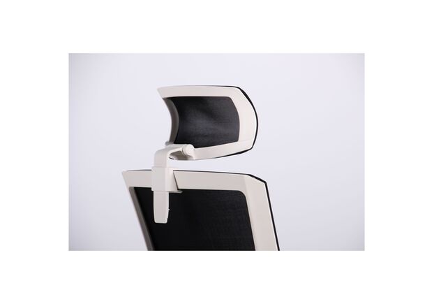 Кресло Uran White HR сиденье Сидней-07/спинка Сетка HY-100 черная - Фото №2