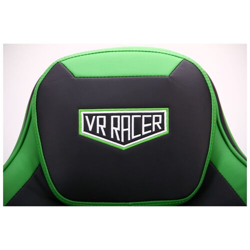 Кресло VR Racer Expert Champion черный/зеленый - Фото №14