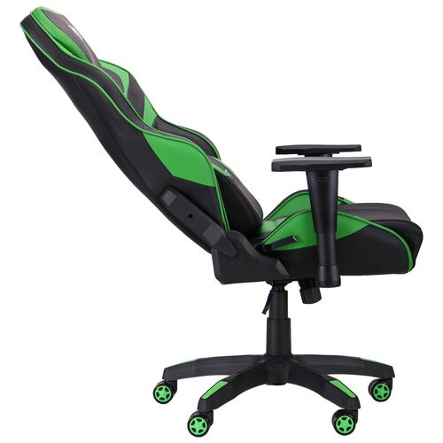 Кресло VR Racer Expert Champion черный/зеленый - Фото №6