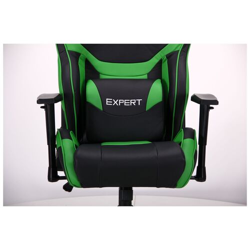 Кресло VR Racer Expert Champion черный/зеленый - Фото №3