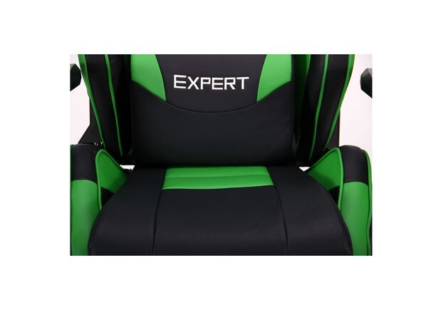 Кресло VR Racer Expert Champion черный/зеленый - Фото №2