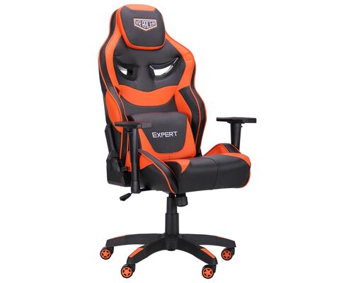 Кресло VR Racer Expert Genius черный/оранжевый - Фото №1