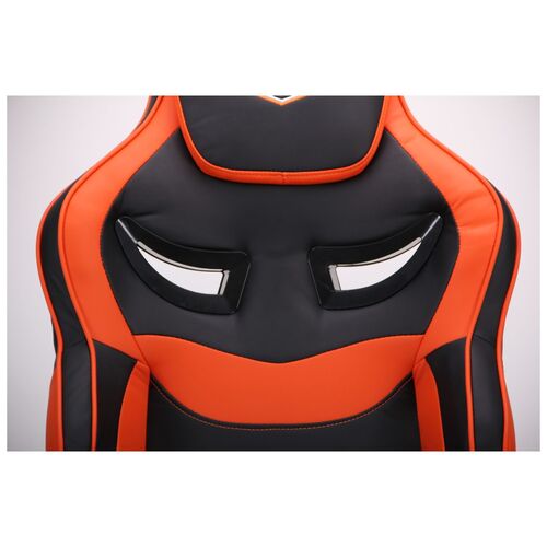 Кресло VR Racer Expert Genius черный/оранжевый - Фото №4