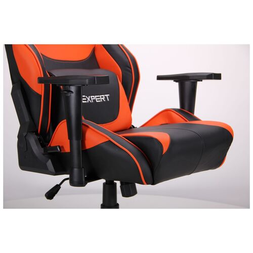 Кресло VR Racer Expert Genius черный/оранжевый - Фото №3