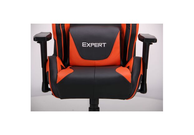 Кресло VR Racer Expert Genius черный/оранжевый - Фото №2