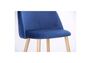 Барный стул Bellini бук/blue velvet - Фото №14