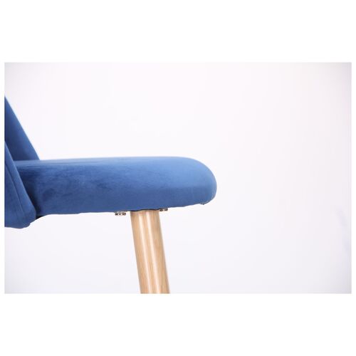 Барный стул Bellini бук/blue velvet - Фото №15